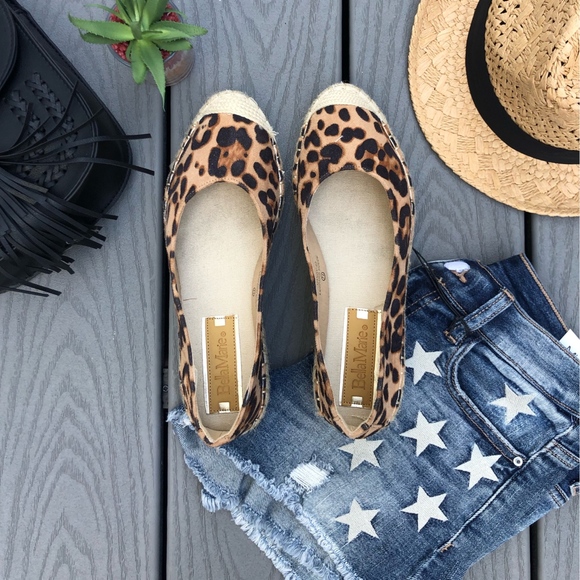 WILLOW Leopard Print Flats - Picture 6 of 8